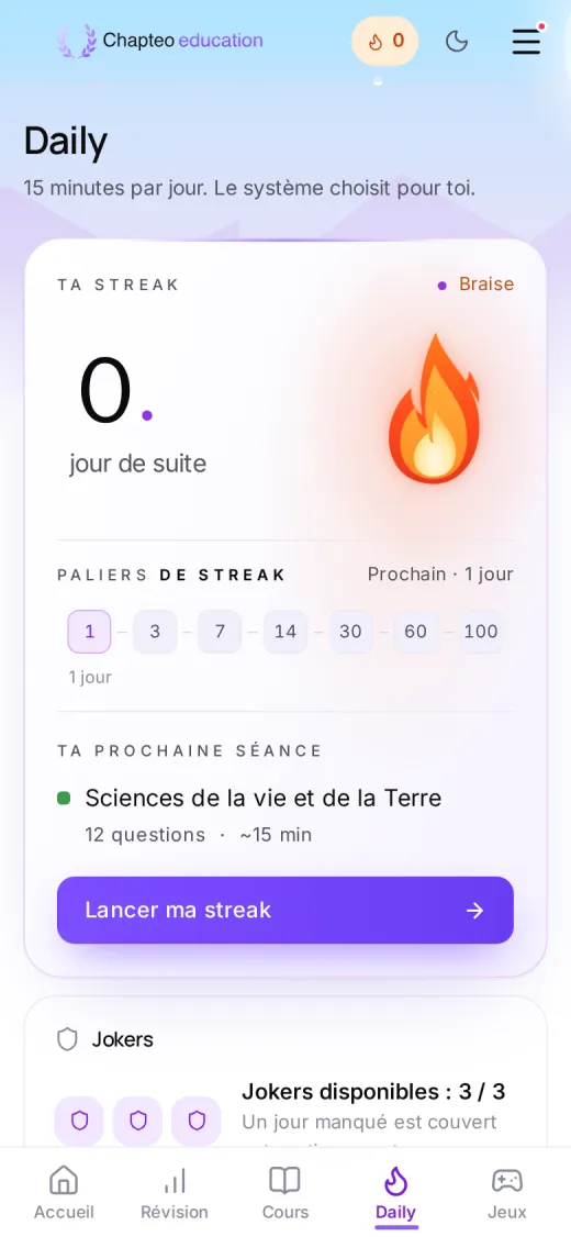 Capture de Chapteo : Daily